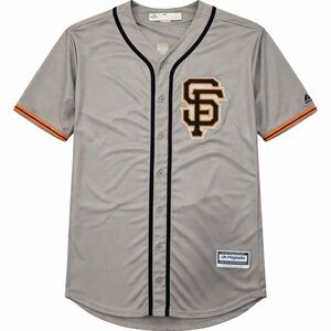 MADISON BUMGARNER SAN FRANCISCO GIANTS MAJESTIC JERSEY COOLBASE GRAY FINAL $80